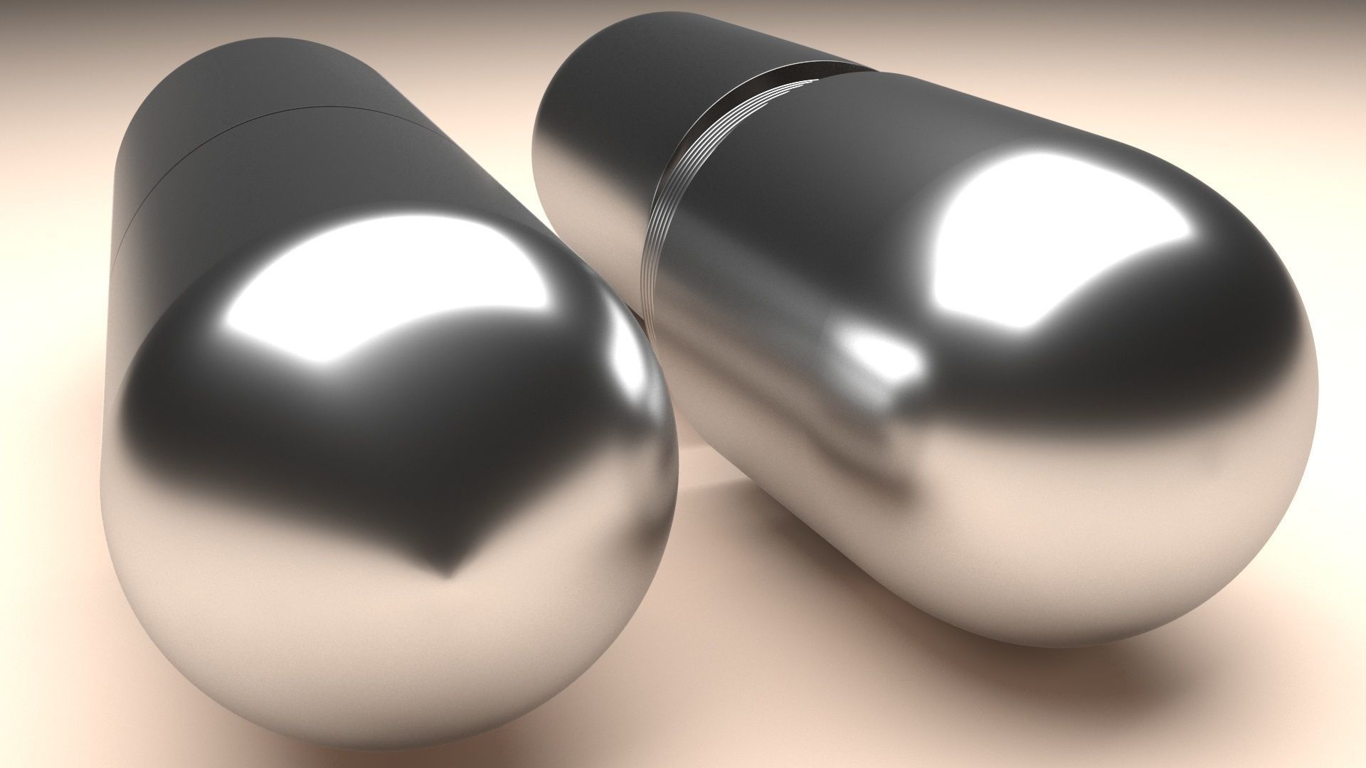 Co2 Cartridge 3D model_5