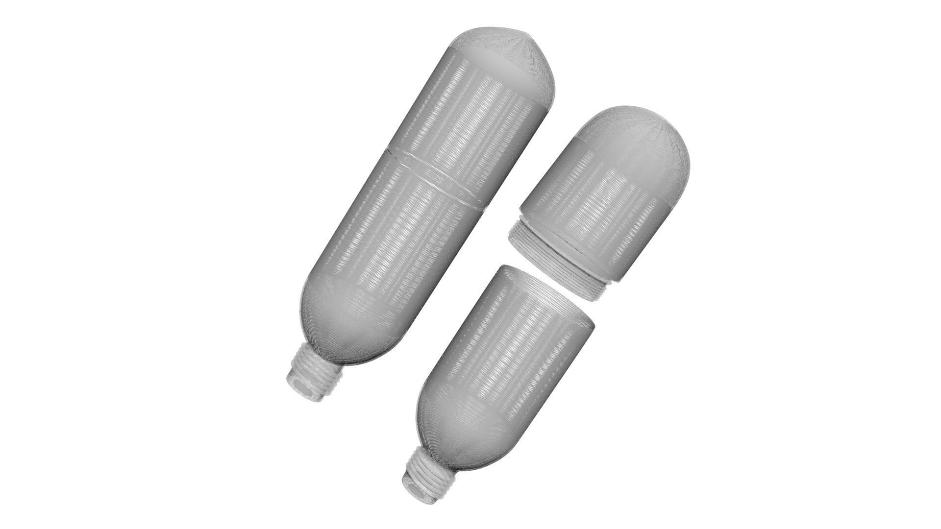 Co2 Cartridge 3D model_23