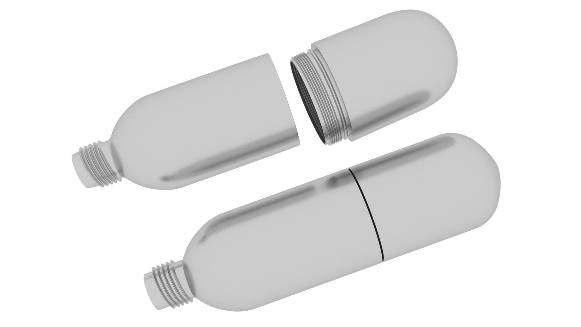 Co2 Cartridge 3D model_10