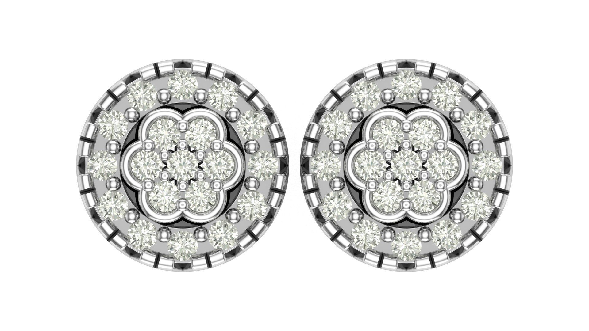 Earring 3D print model_9