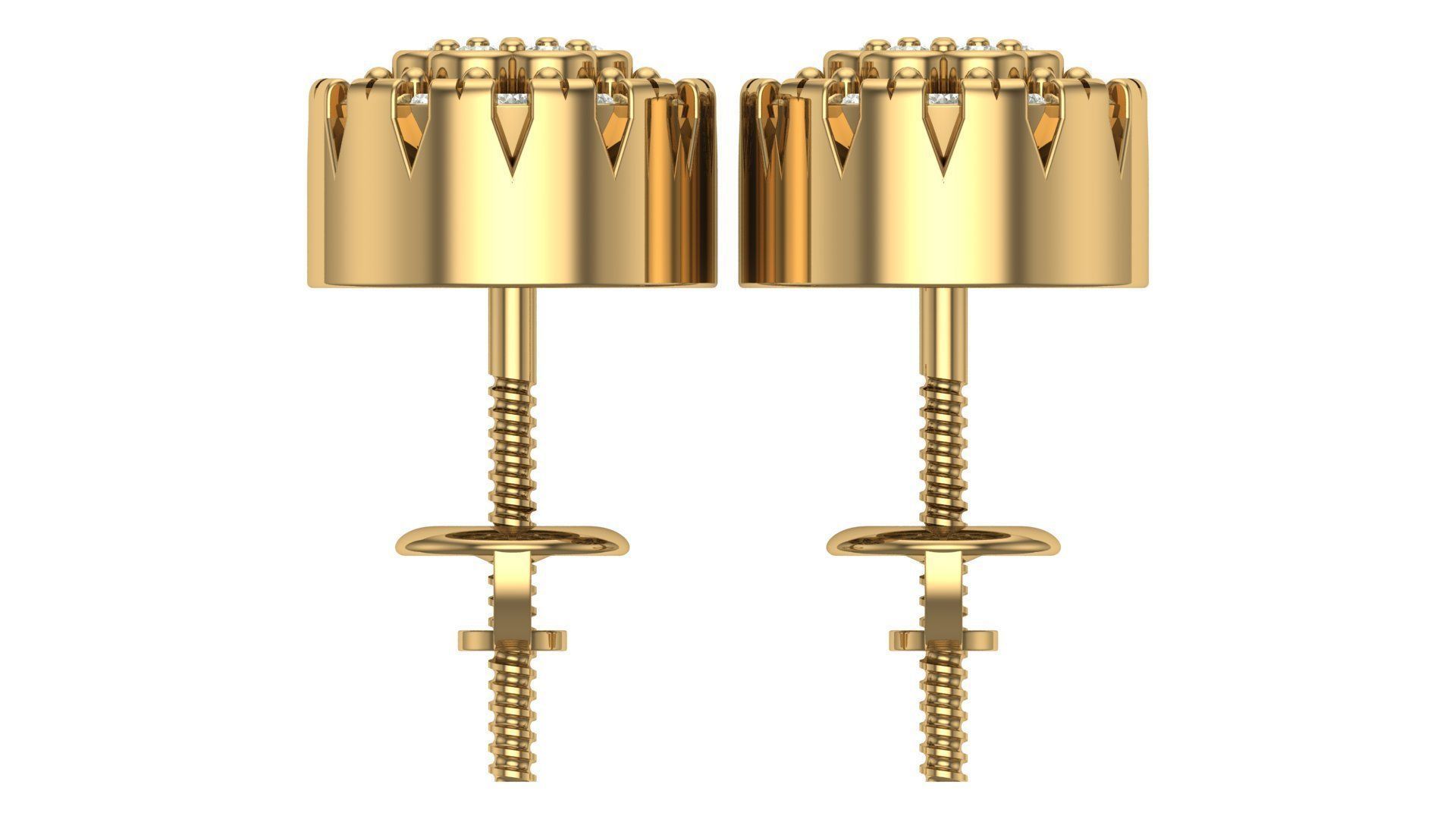 Earring 3D print model_14