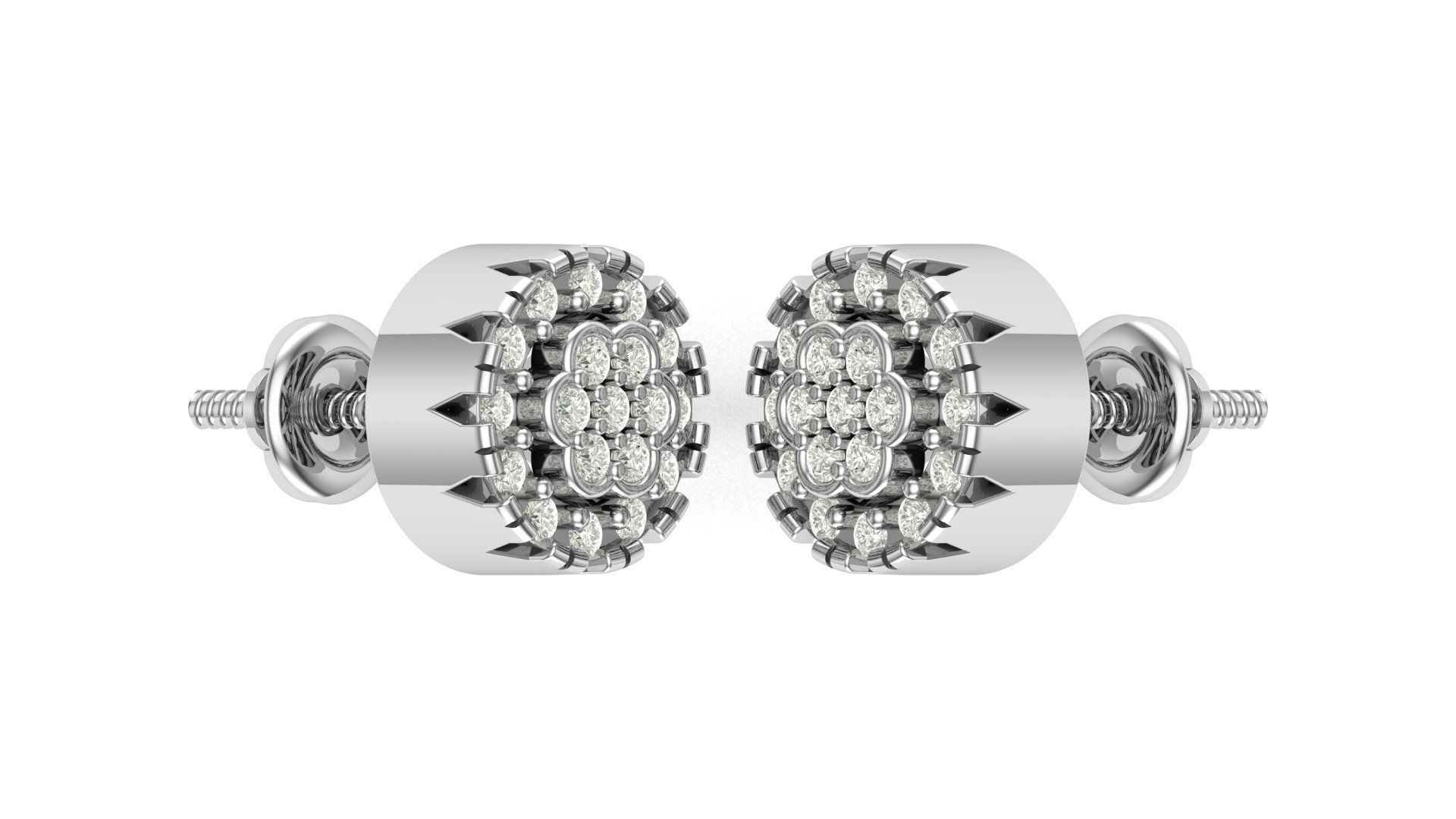 Earring 3D print model_12