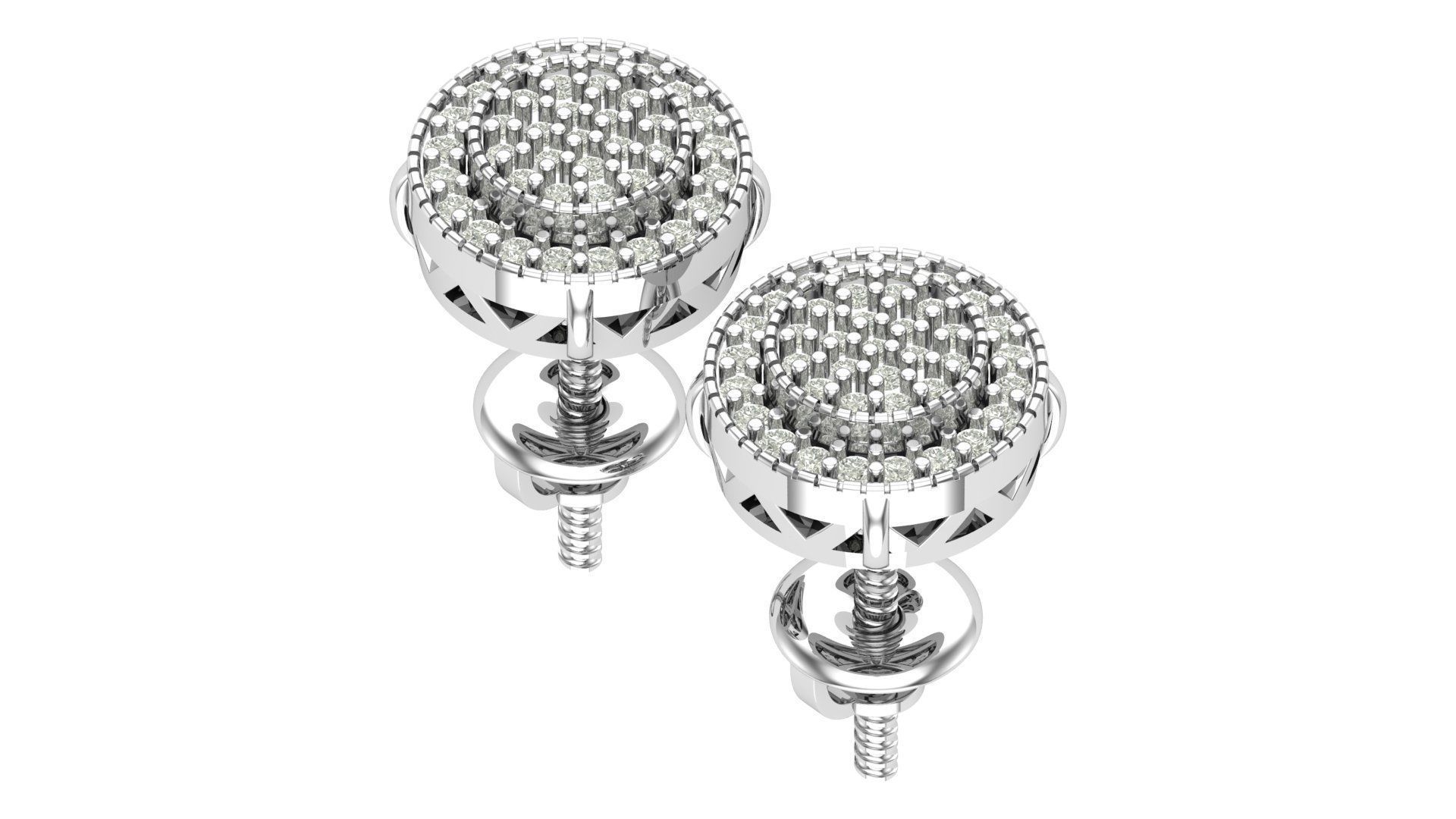 Earring 3D print model_8