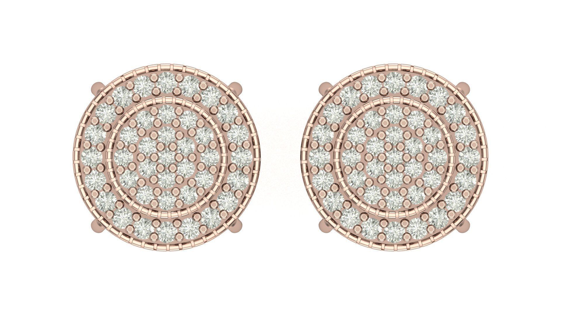 Earring 3D print model_4