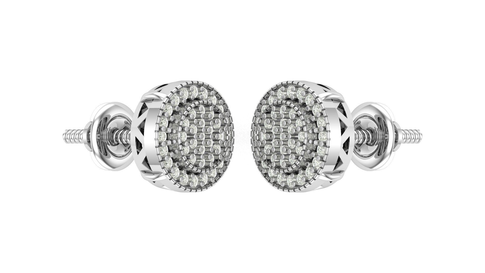 Earring 3D print model_1