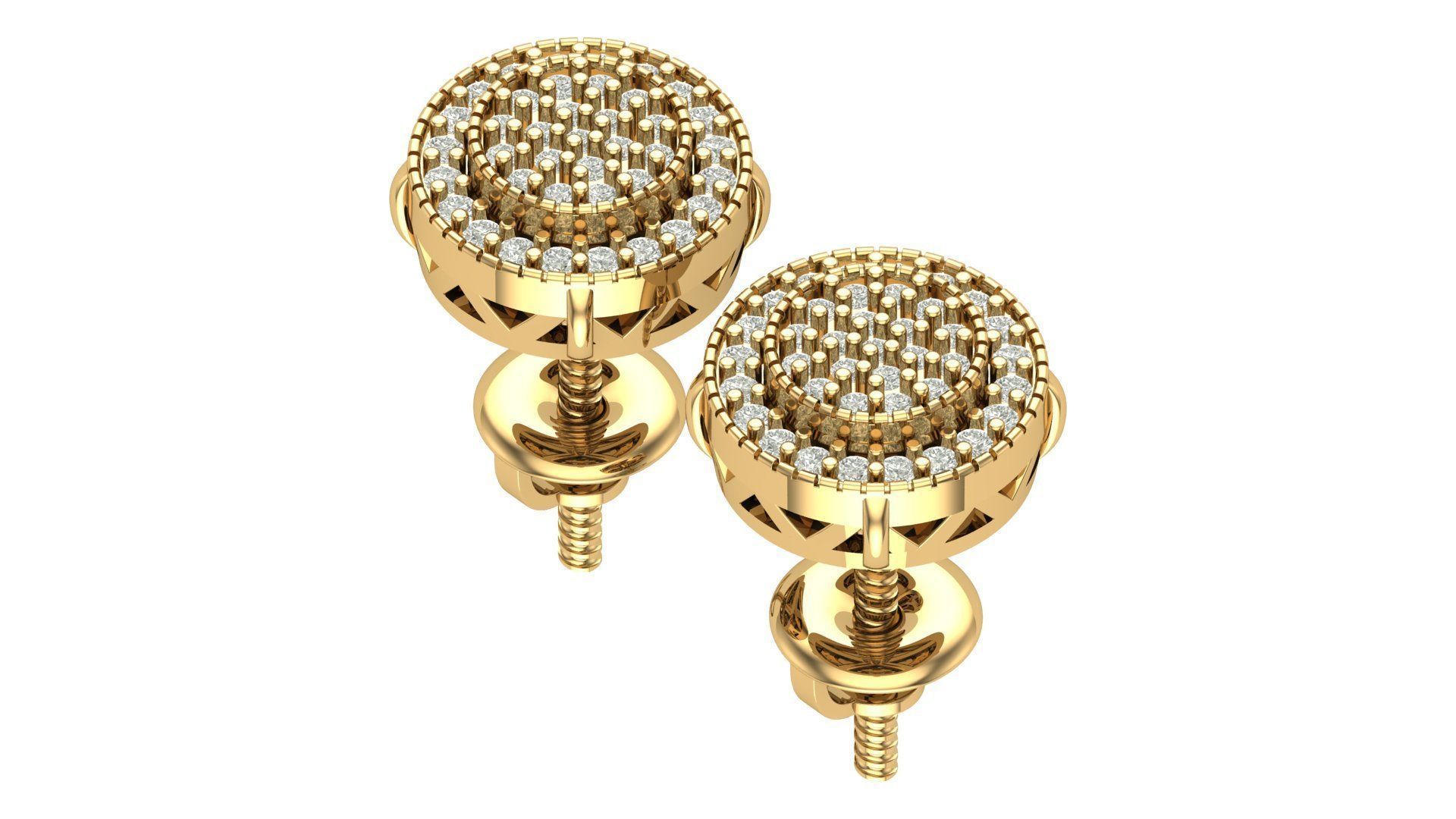 Earring 3D print model_6