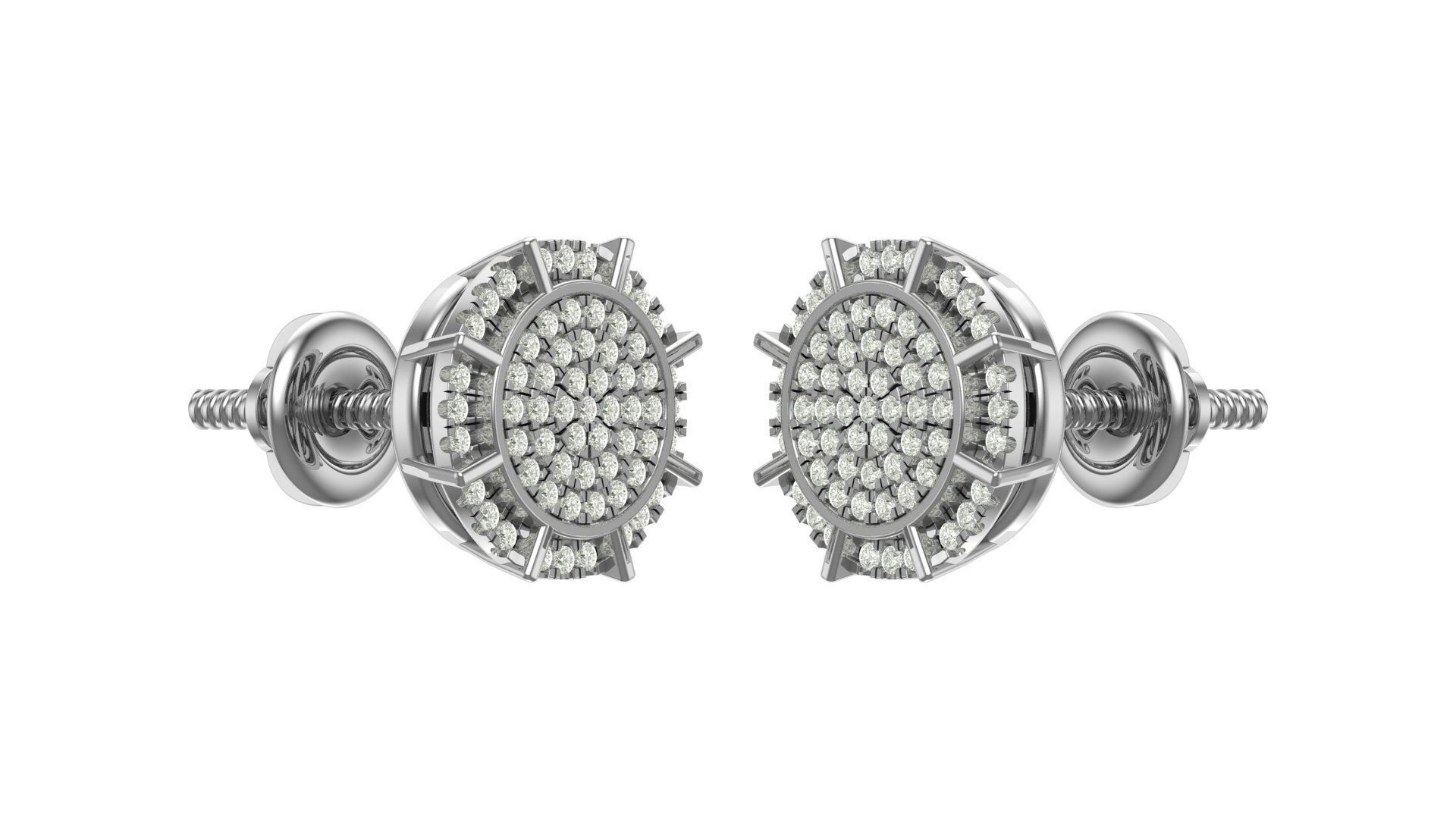 Earring 3D print model_2