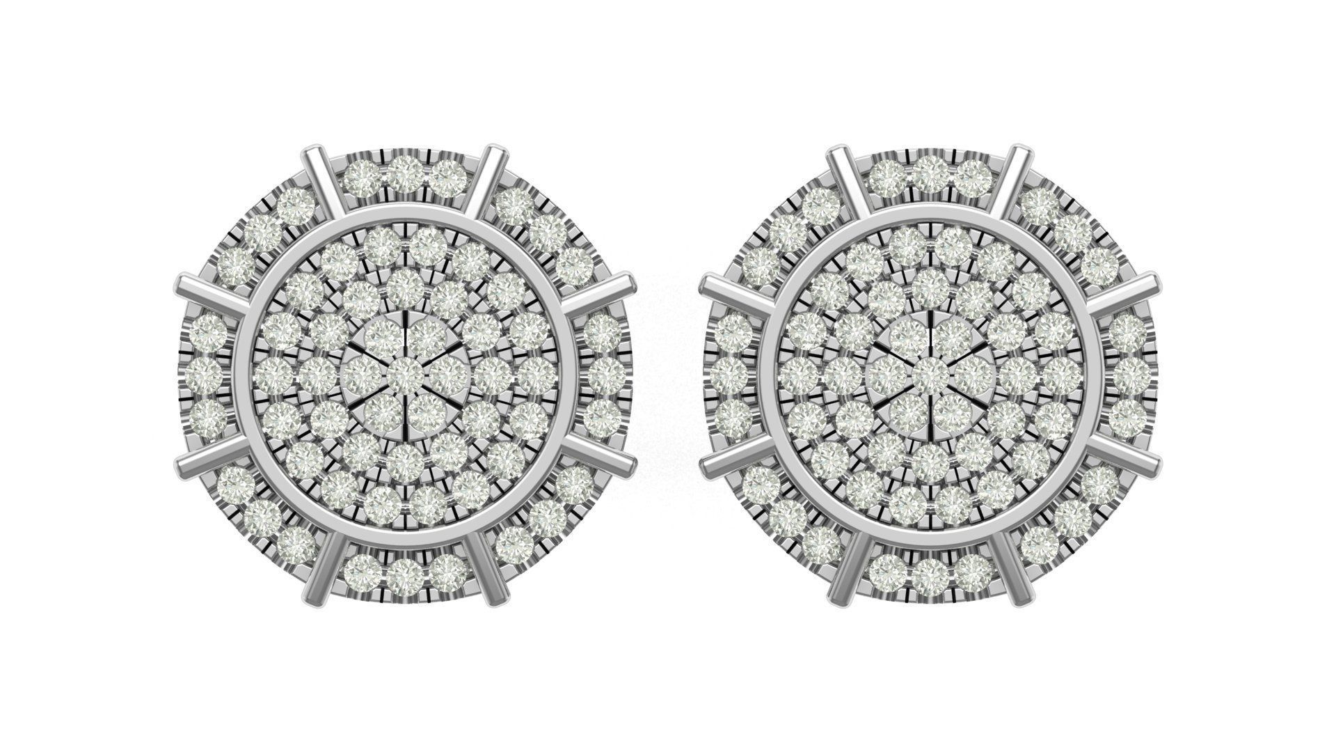 Earring 3D print model_4