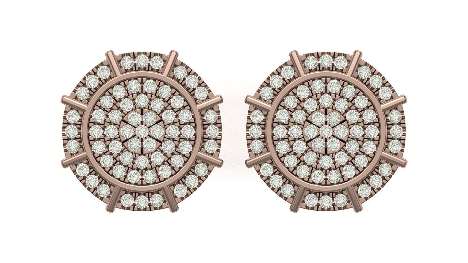 Earring 3D print model_5