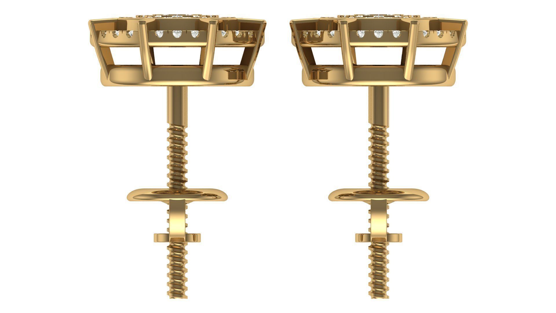 Earring 3D print model_6