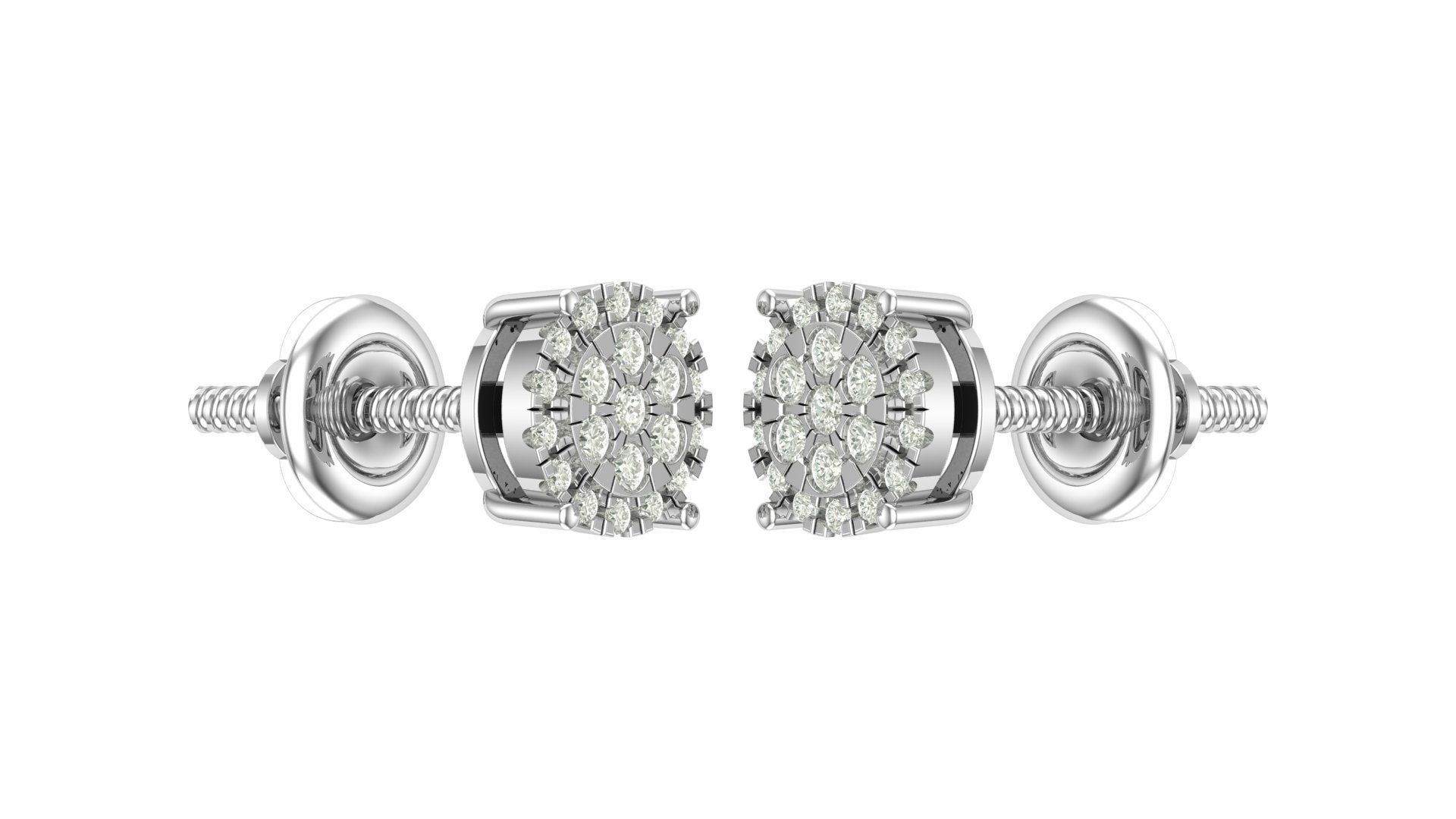 Earring 3D print model_1