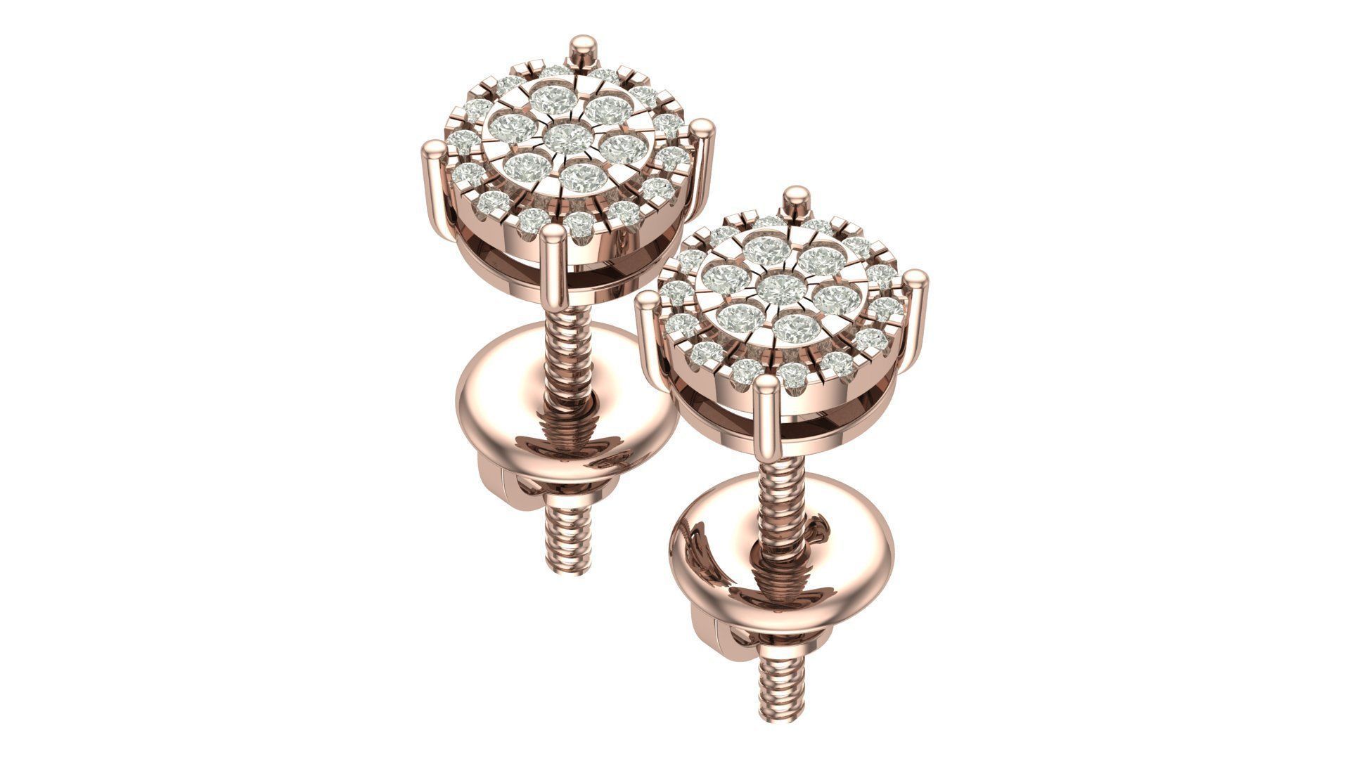 Earring 3D print model_7