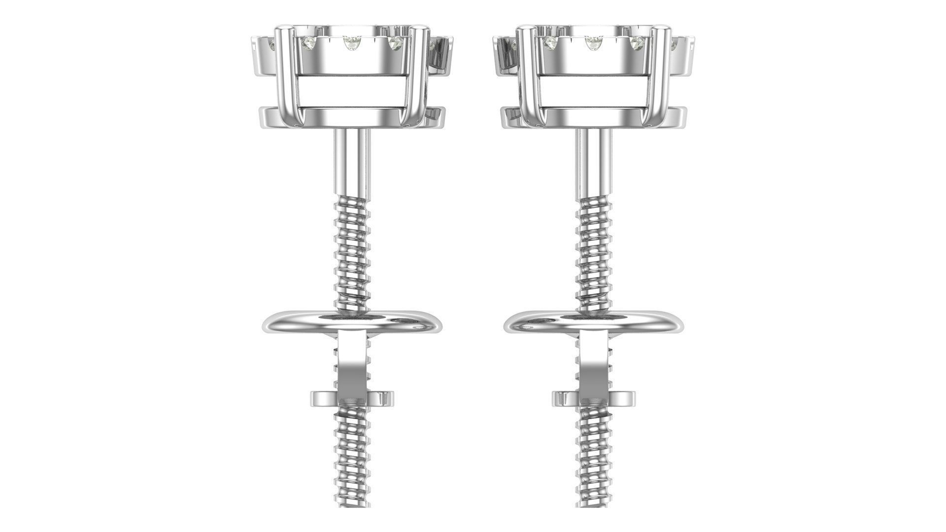 Earring 3D print model_11