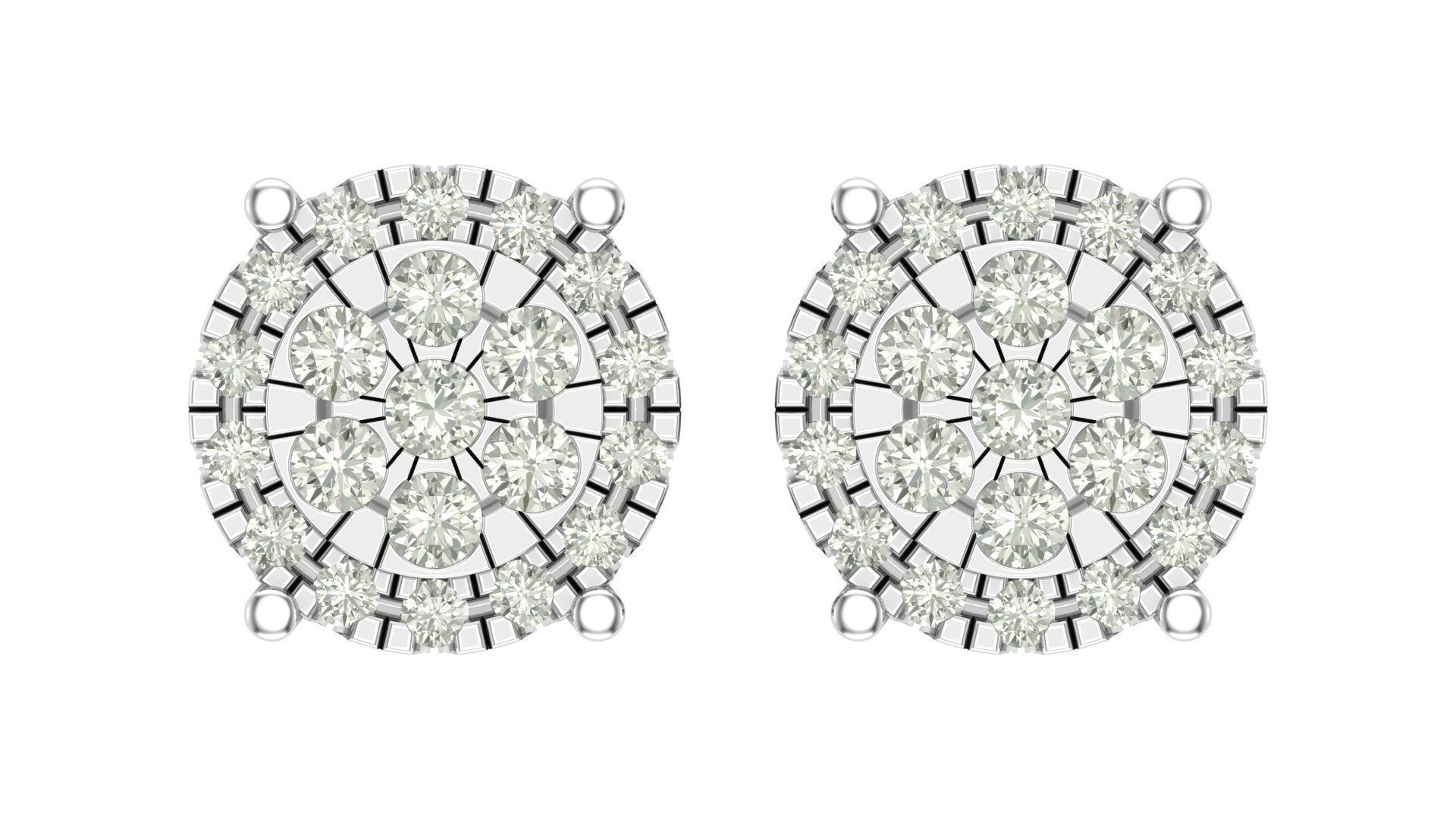 Earring 3D print model_5