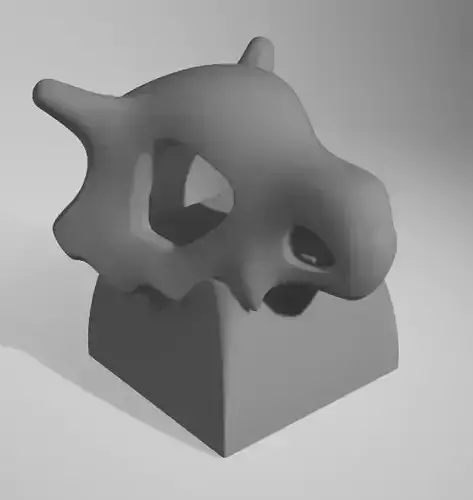 Cubone Skull Keycaps 