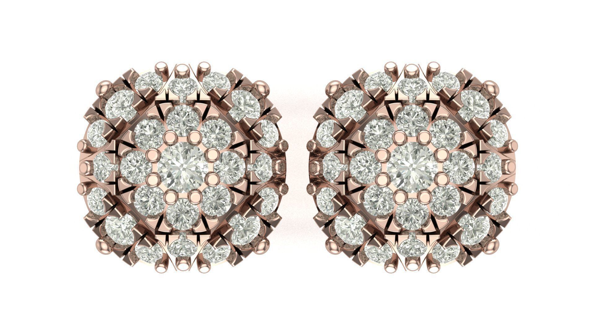 Earring 3D print model_5