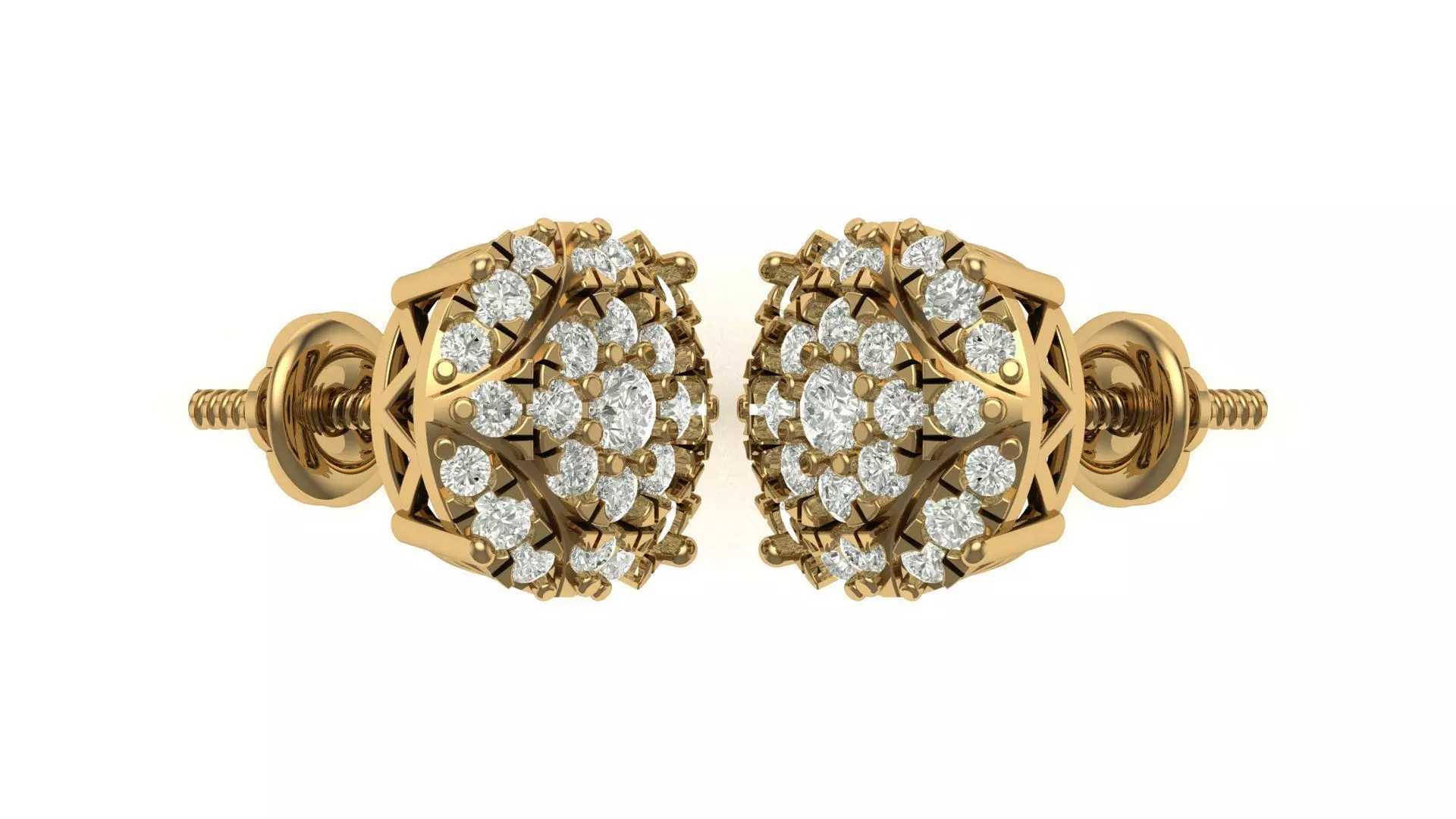 Earring 3D print model_0