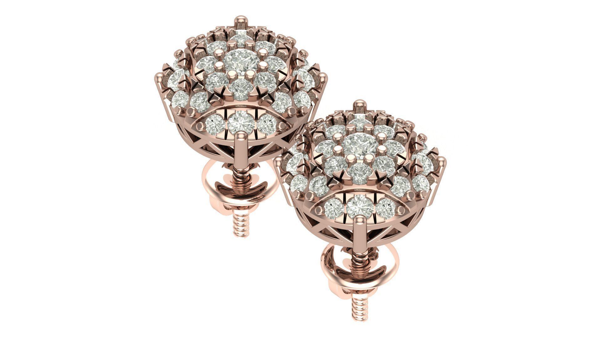 Earring 3D print model_7