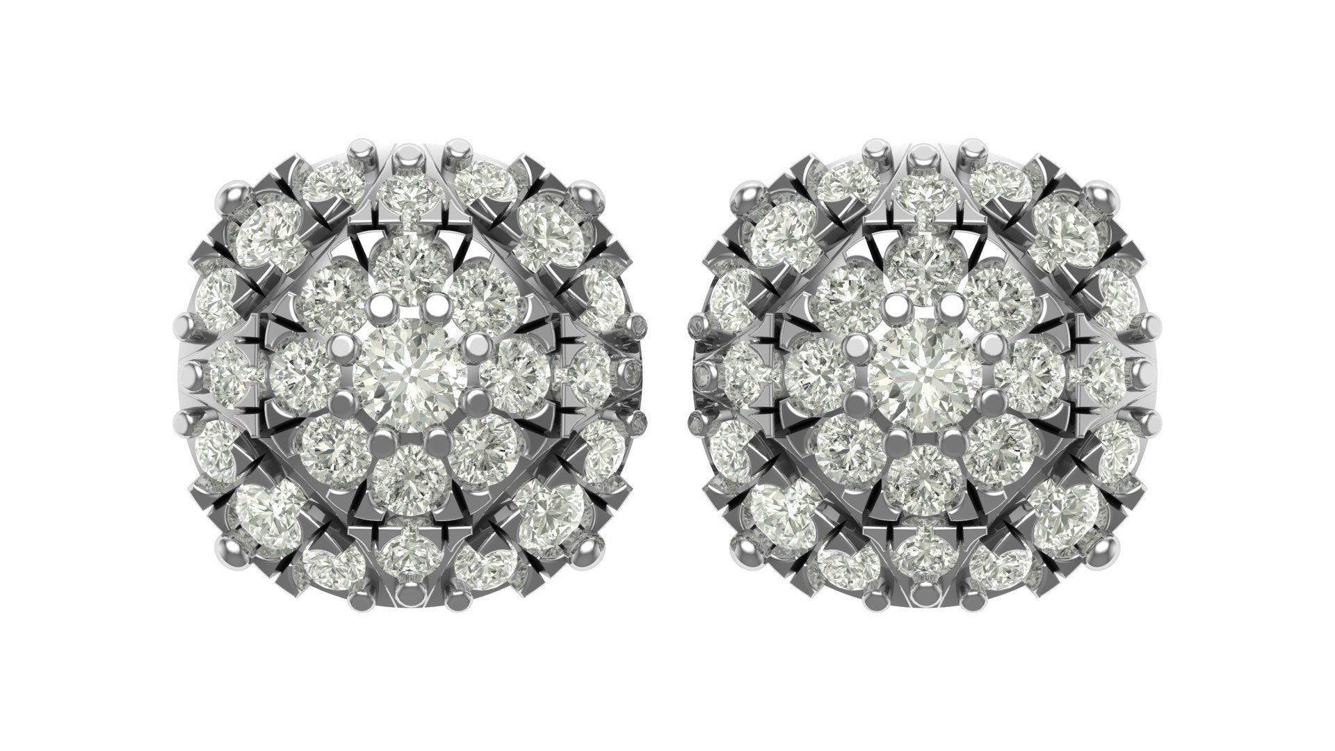 Earring 3D print model_3