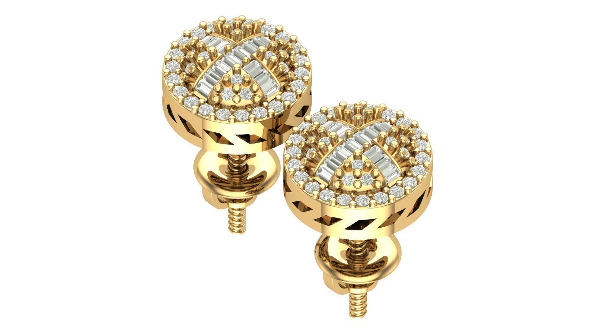 Earring 3D print model_6