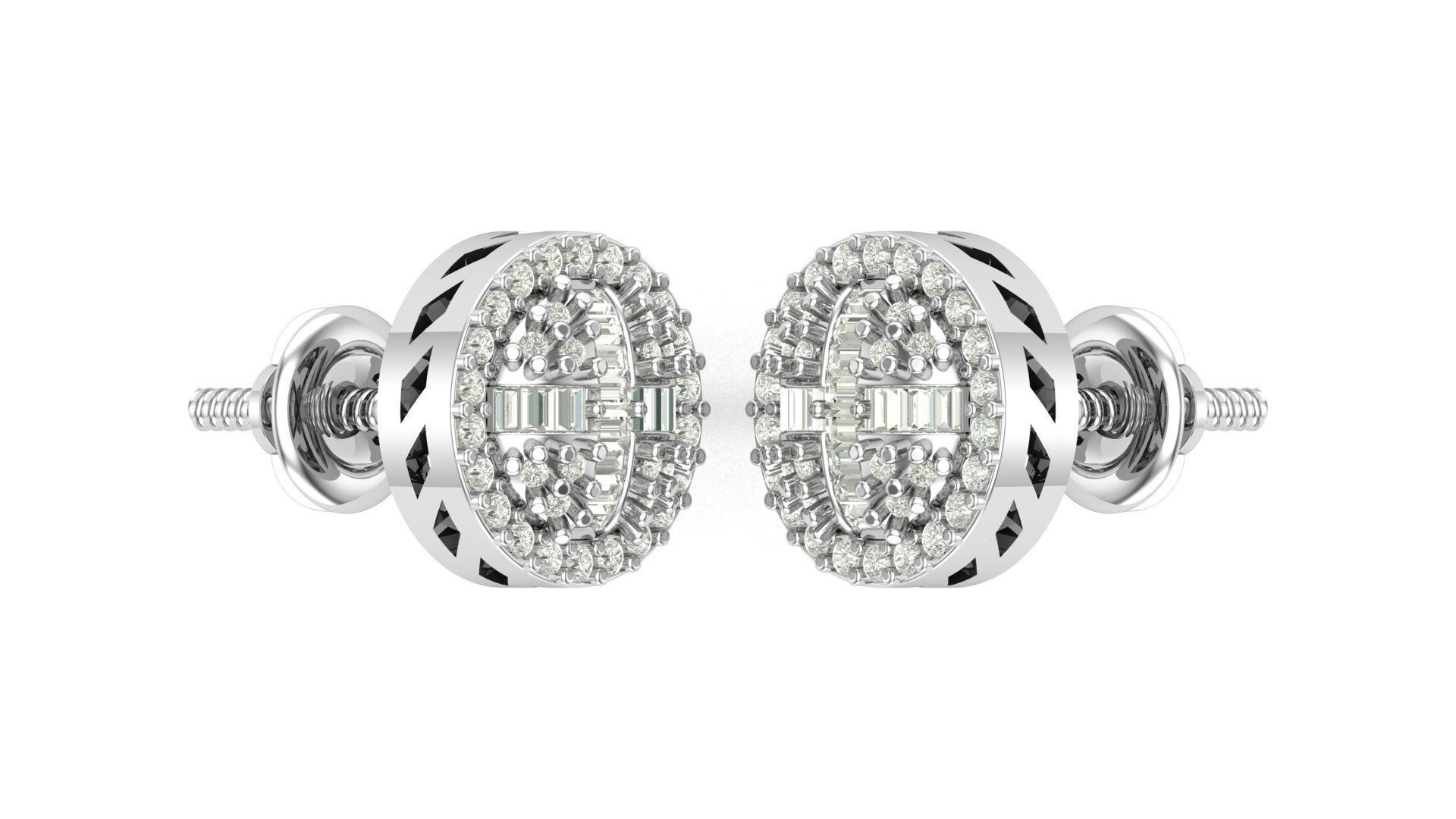 Earring 3D print model_2