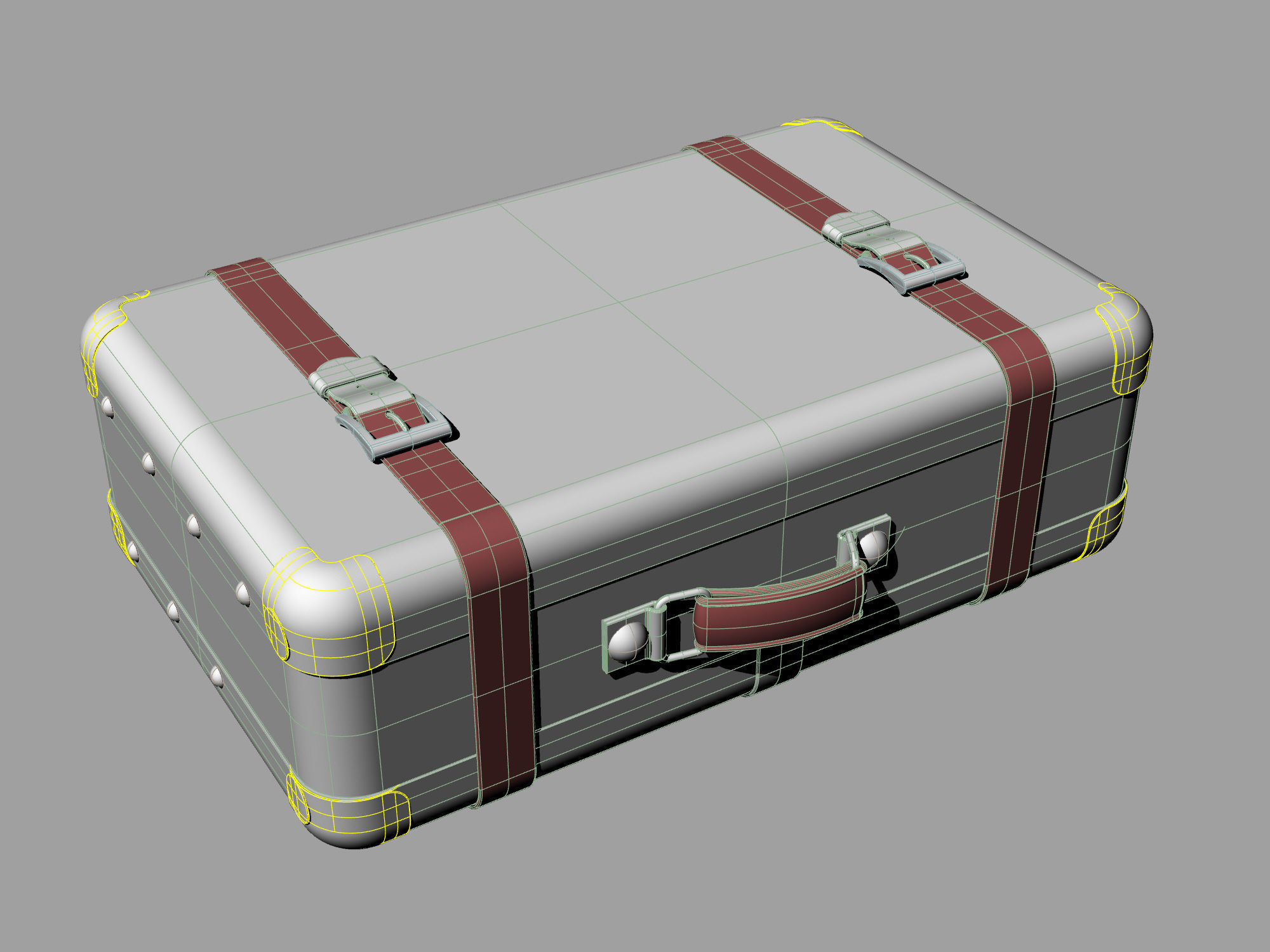 Suitcase 07 3D model_8