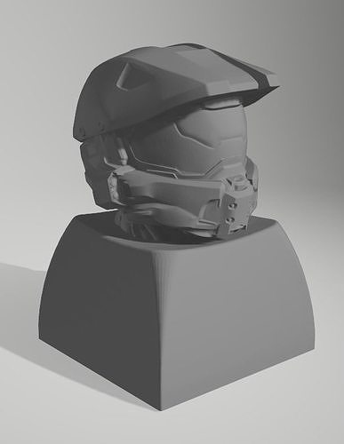 halo master chief keycaps  3D print model