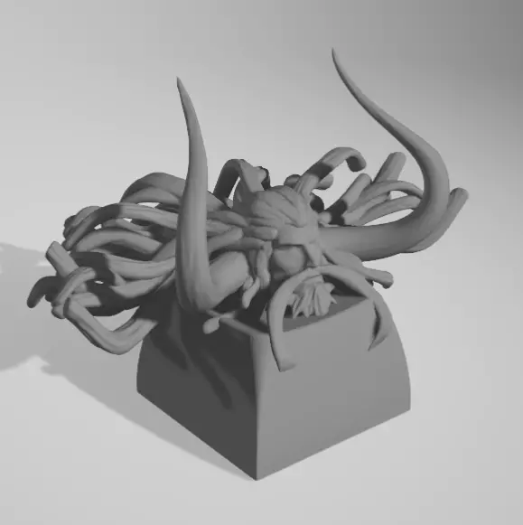 Kaido One piece keycaps  3D print model_0