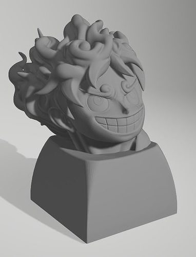 Luffy Gear V keycaps  3D print model