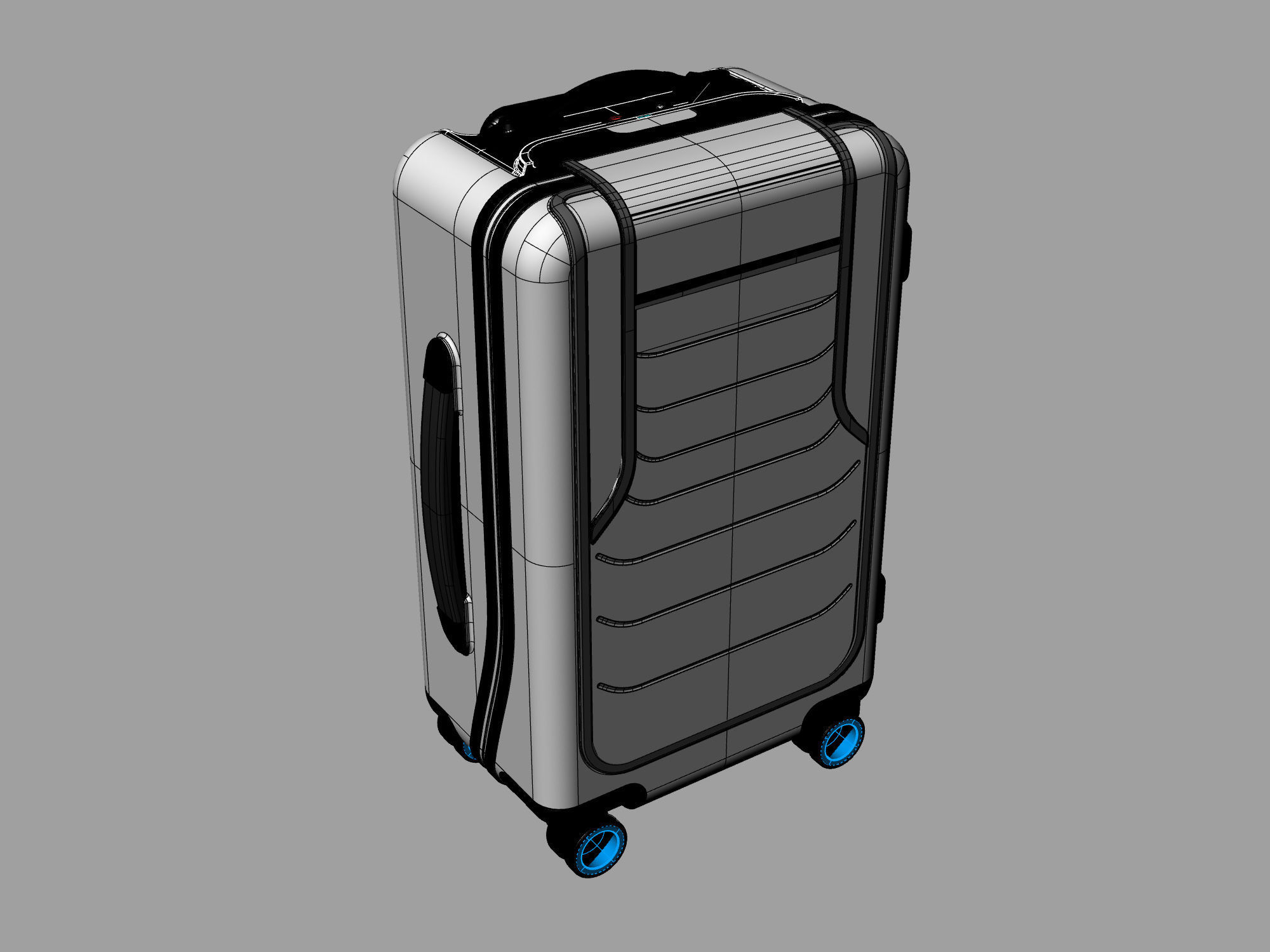 Suitcase 12 3D model_8