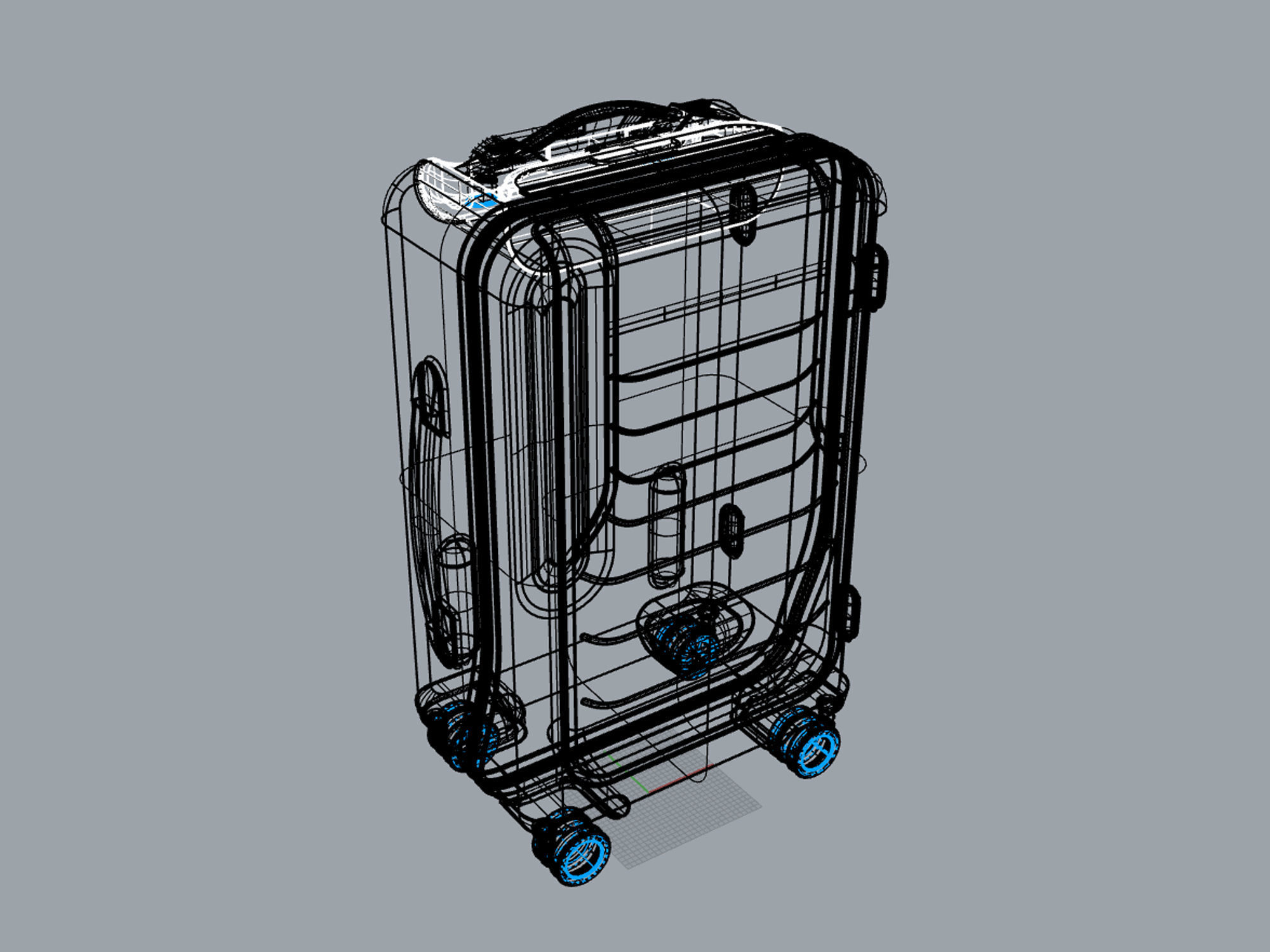 Suitcase 12 3D model_7