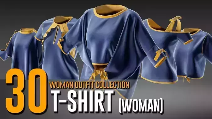 30 Woman T-Shirt Collection- VOL 05