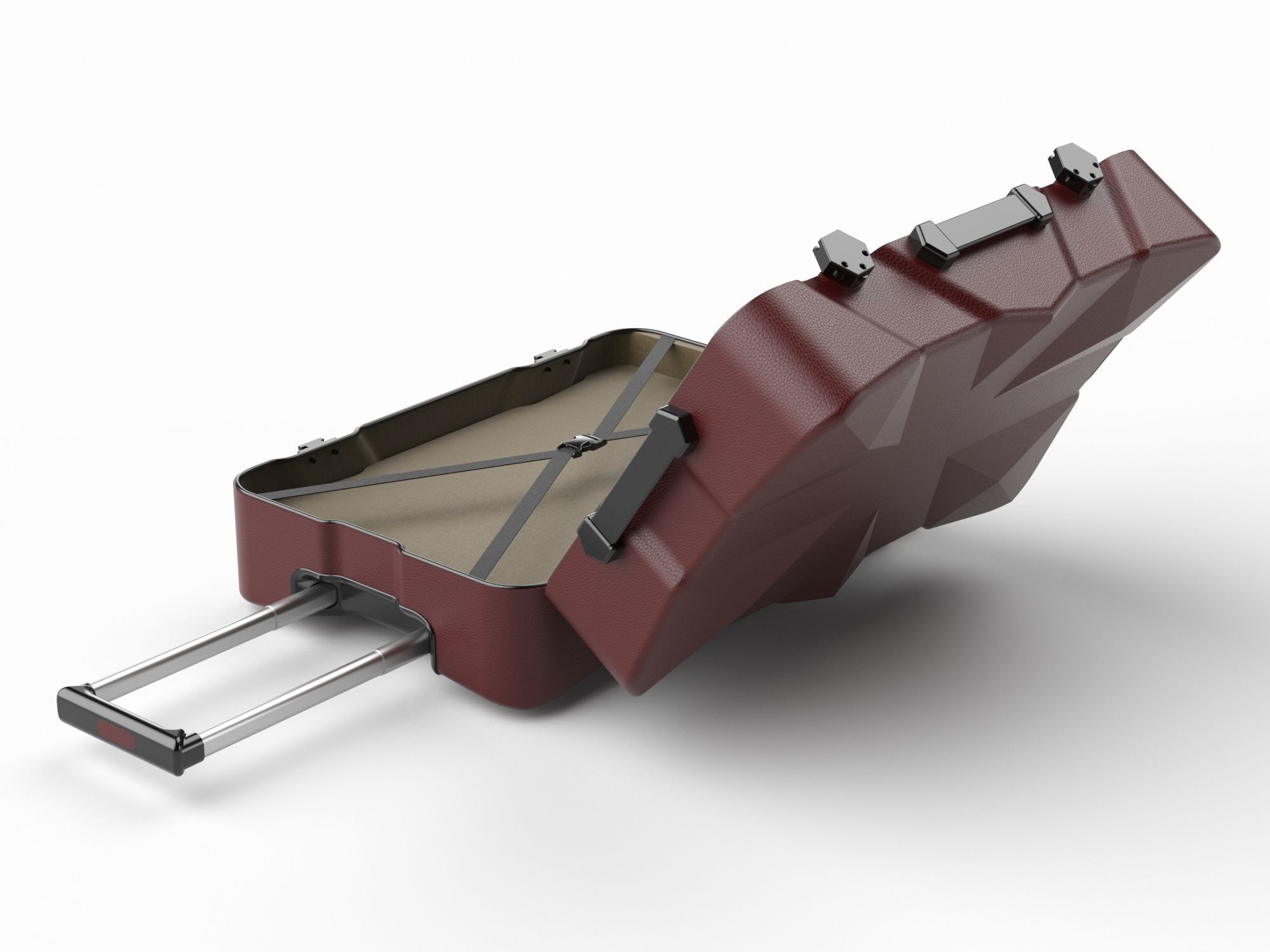 Suitcase 14 3D model_4