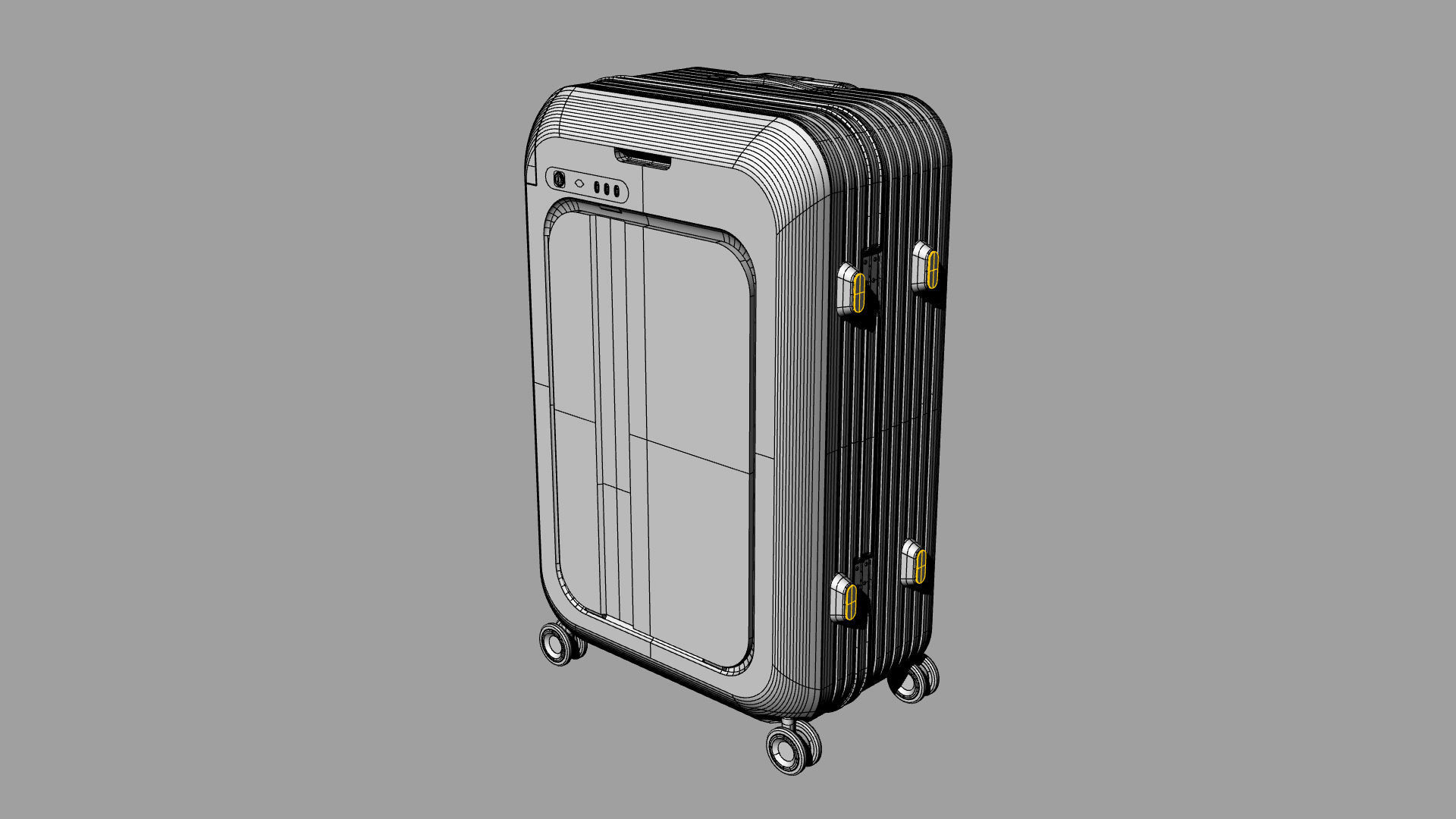Suitcase 01 3D model_6