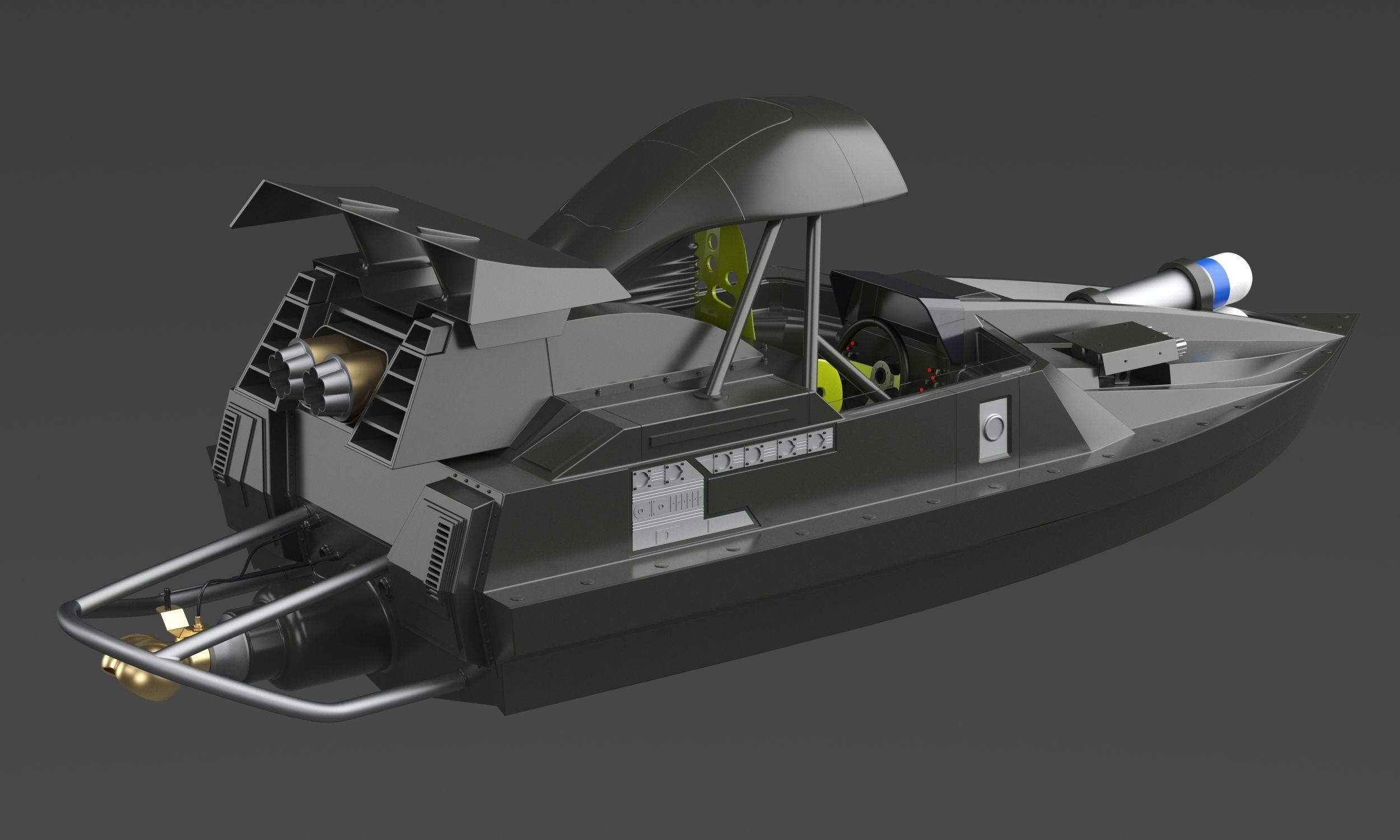 Qboat 3D model_3