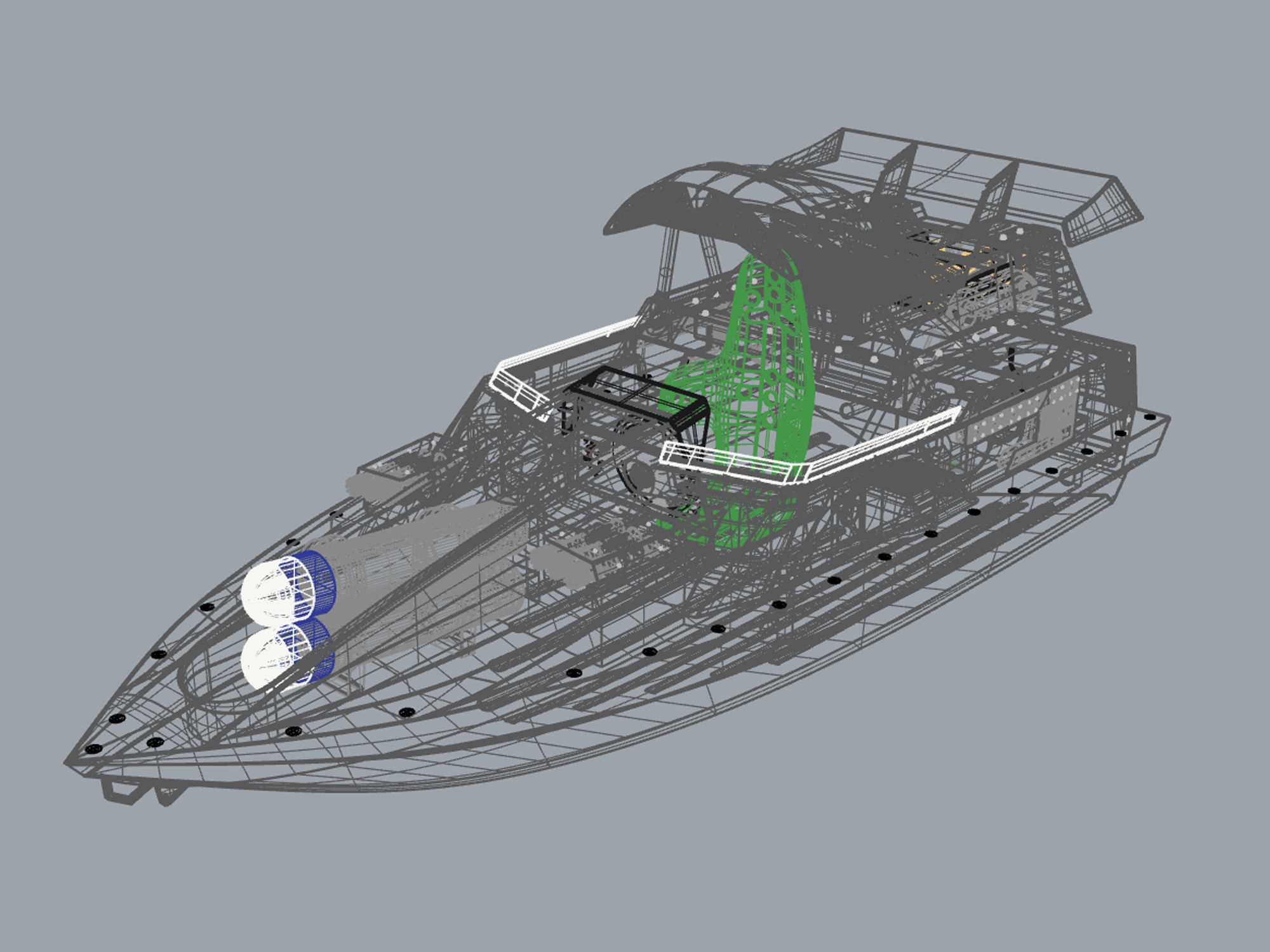 Qboat 3D model_8