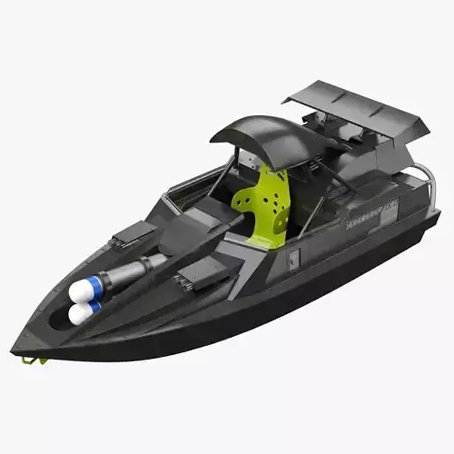 Qboat 3D model