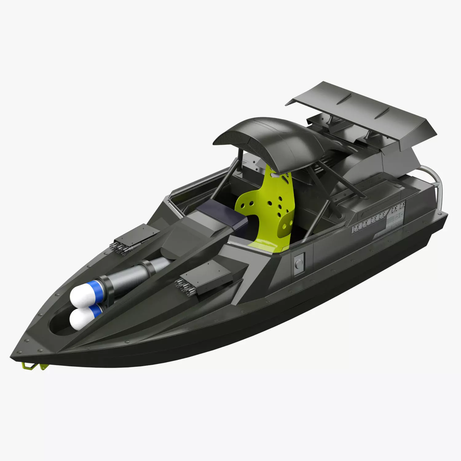 Qboat 3D model_0