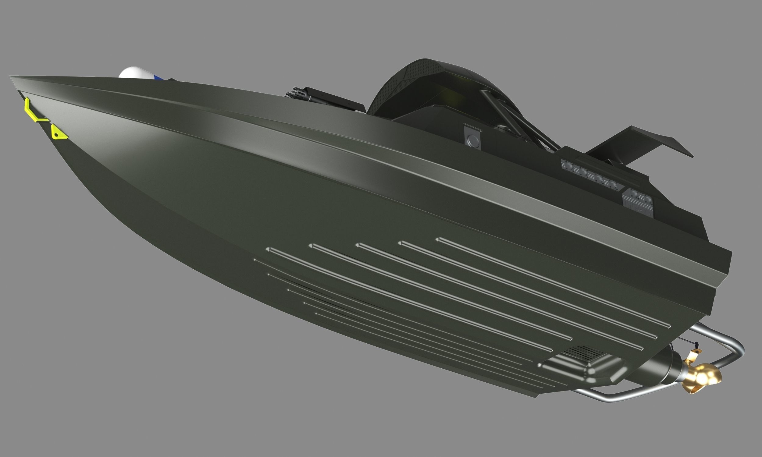 Qboat 3D model_5