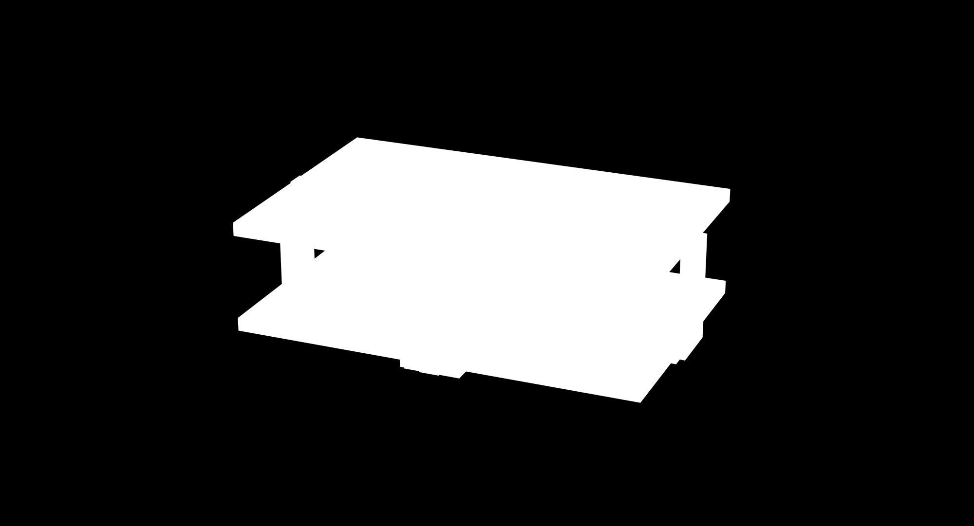 Smania Dante Table Low-poly 3D model_1