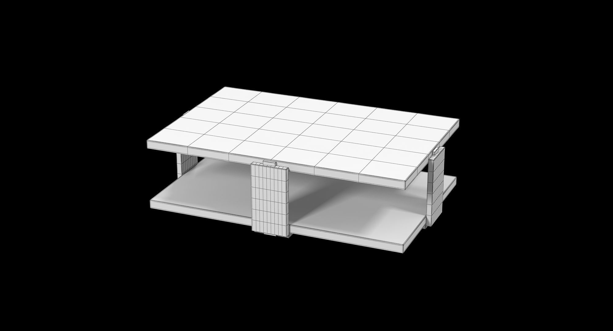 Smania Dante Table Low-poly 3D model_17