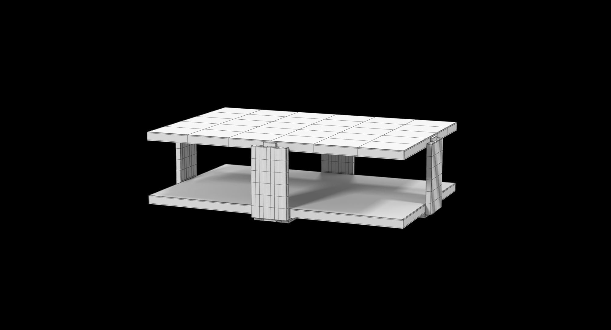 Smania Dante Table Low-poly 3D model_18