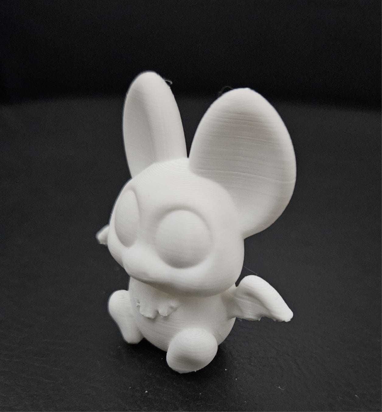 Round Bat 3D print model_10