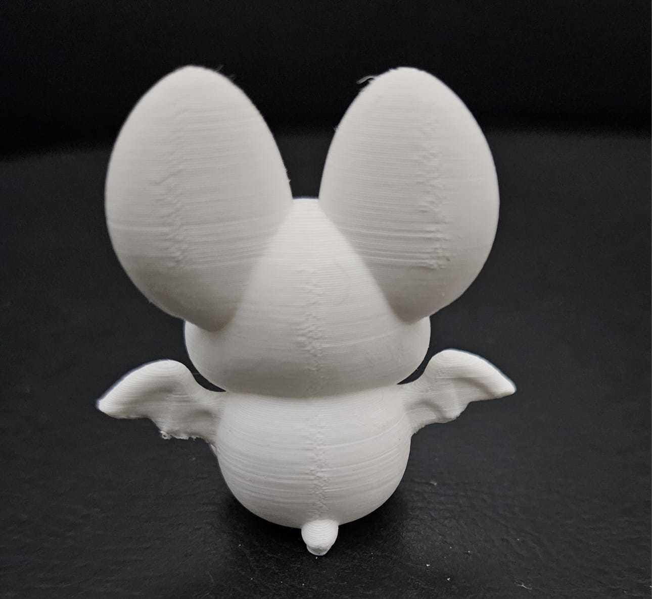 Round Bat 3D print model_7