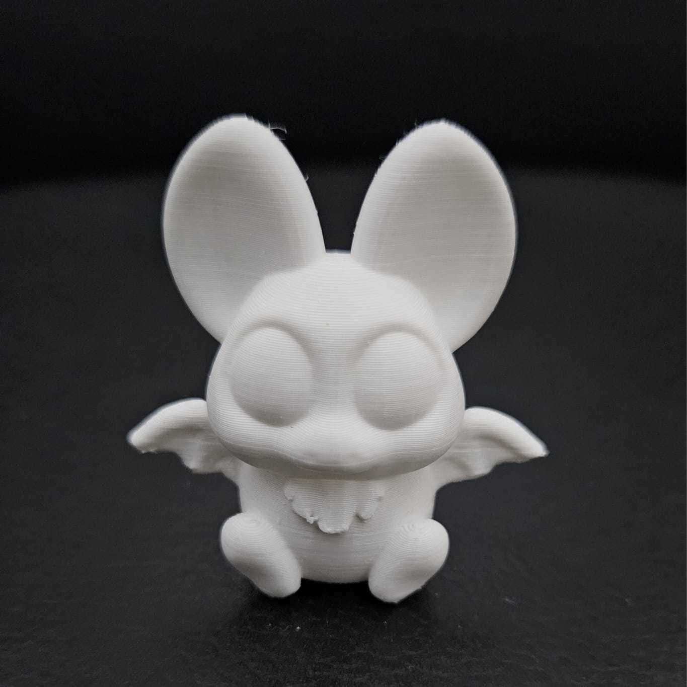 Round Bat 3D print model_4