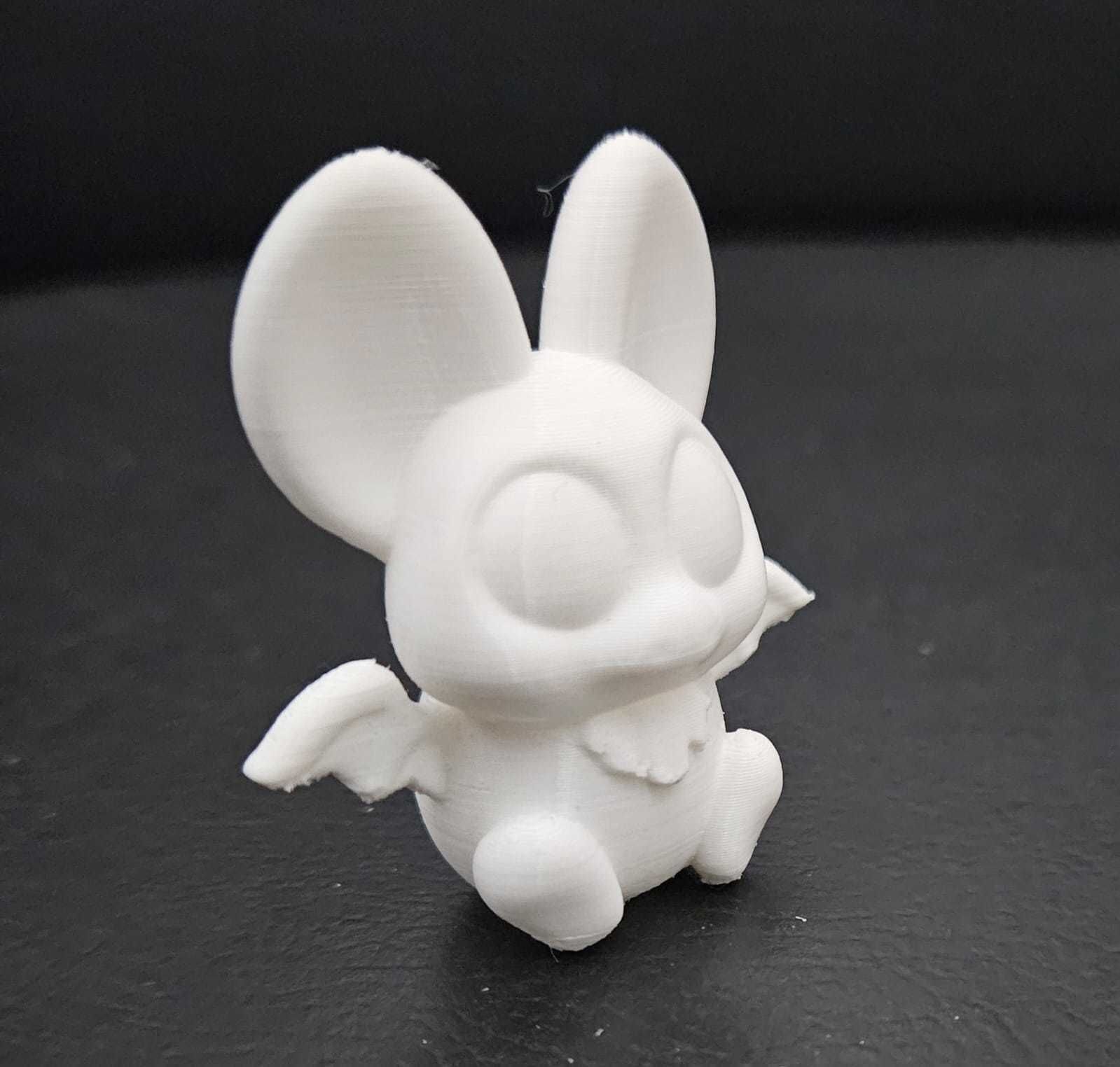 Round Bat 3D print model_5