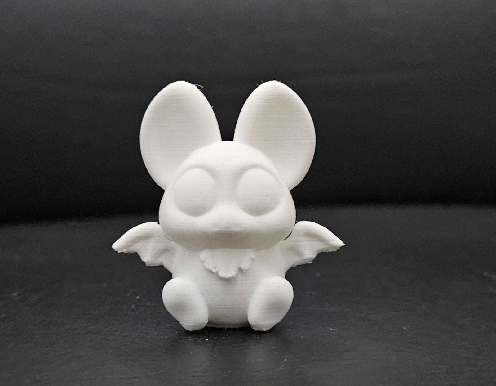 Round Bat 3D print model_11