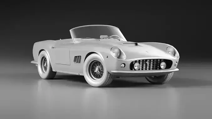 Ferrari 250gt California 3D model
