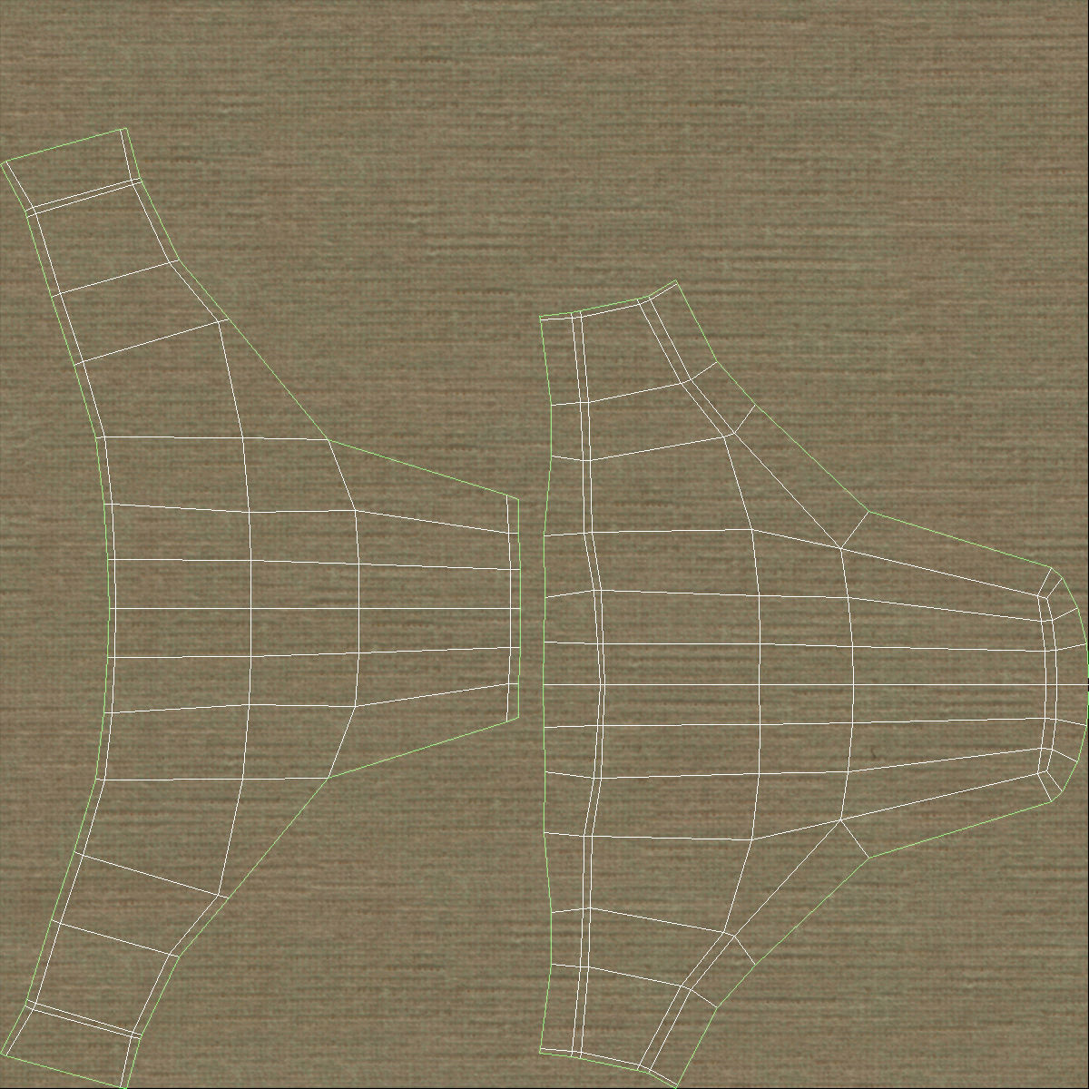 Baker Bel Air Lounge Chair Low-poly 3D model_29