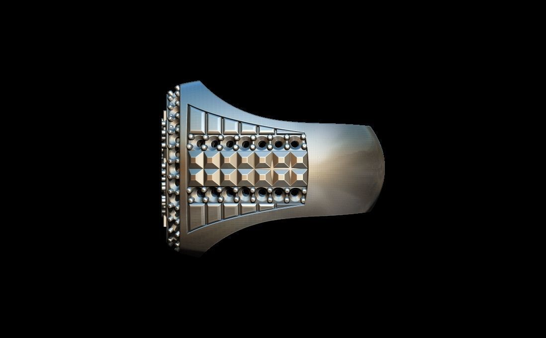 Dollar coin ring 3D print model_5